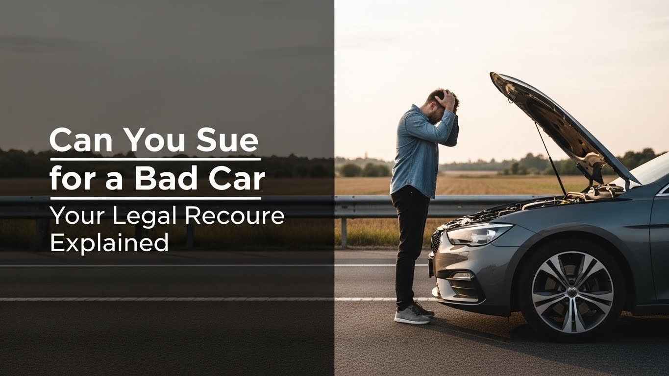 Can You Sue for a Bad Car Your Legal Recourse Explained