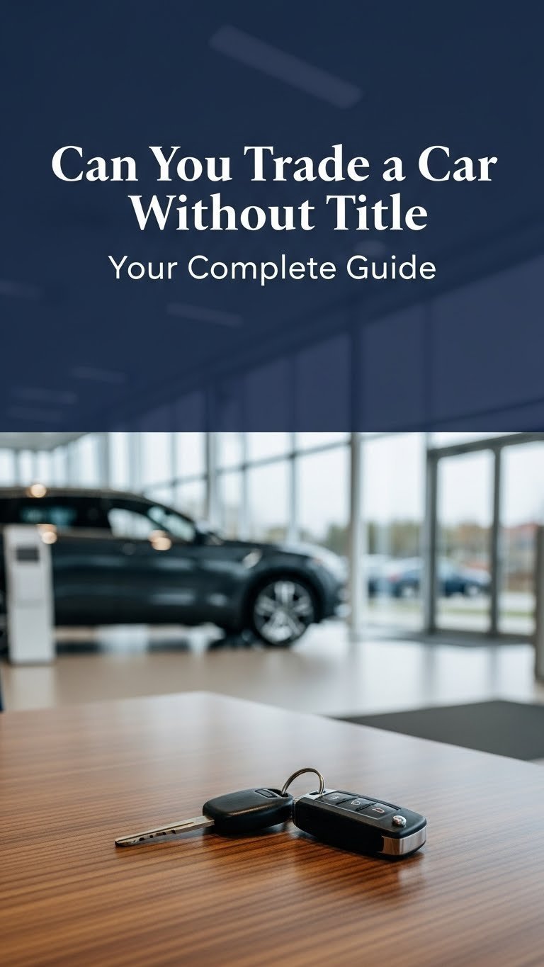 can you trade car without title