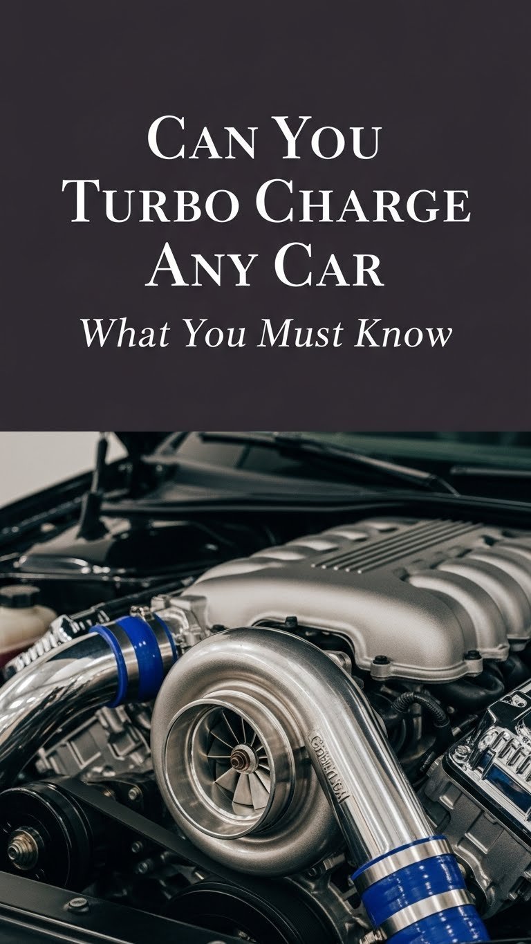 can you turbo charge any car