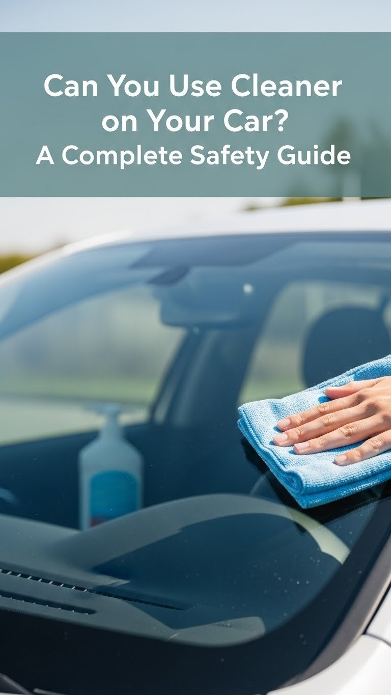 can i use glass cleaner on my car