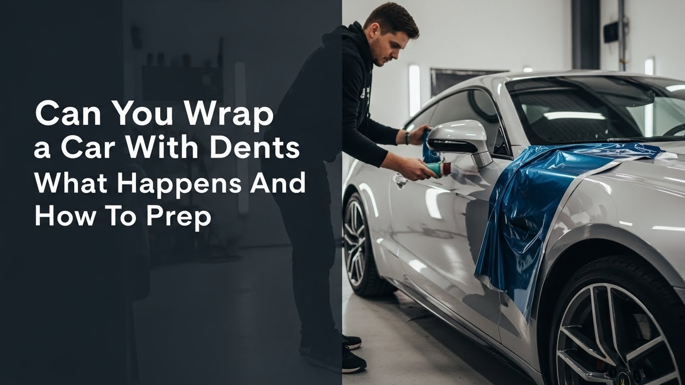 Can You Wrap a Car With Dents What Happens And How to Prep