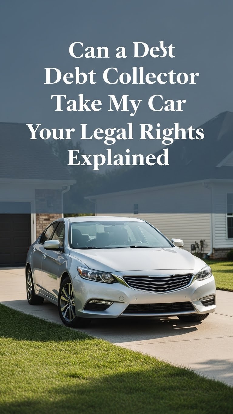 can a debt collector take my car
