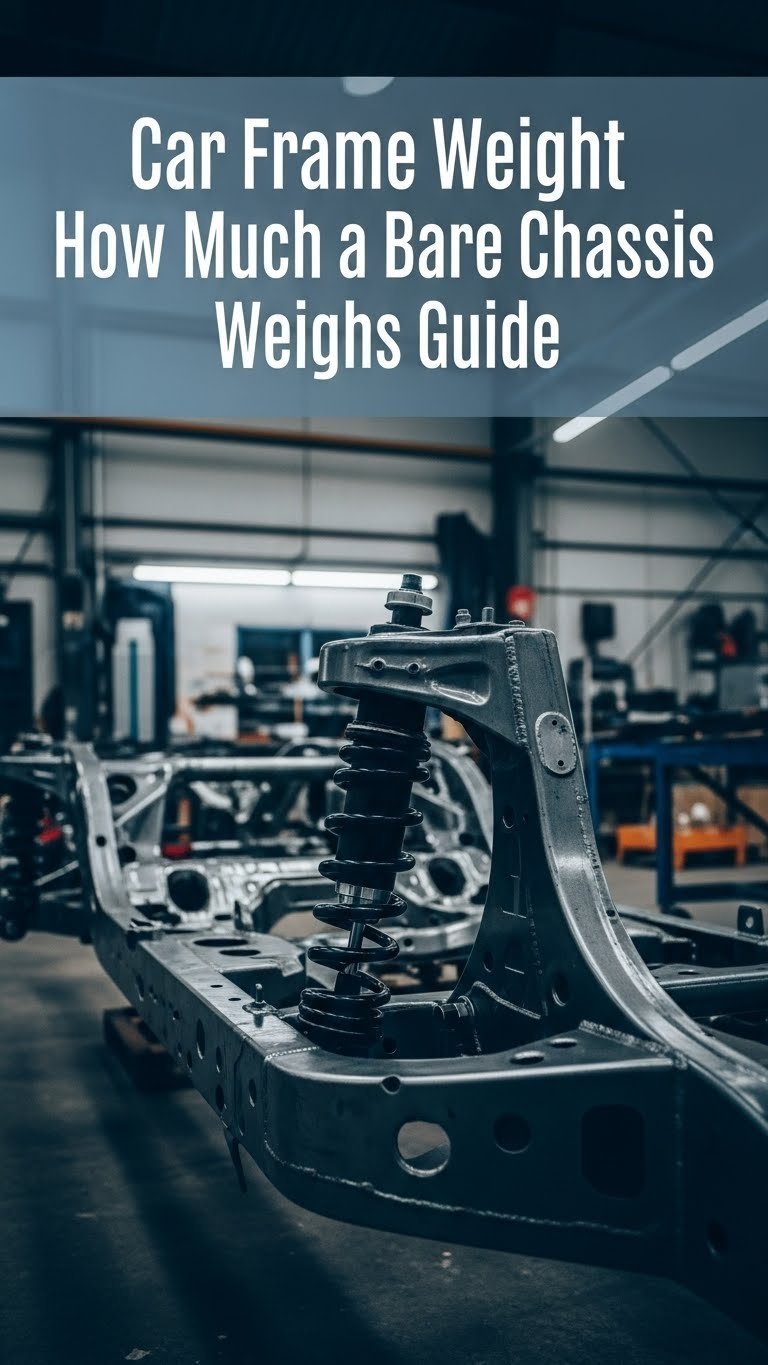 how much does the frame of a car weigh