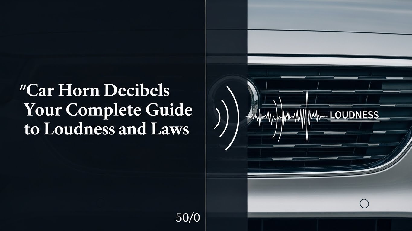 Car Horn Decibels Your Complete Guide to Loudness and Laws