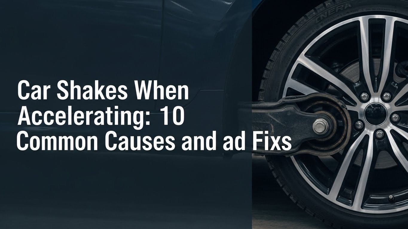 Car Shakes When Accelerating: 10 Common Causes and Fixes
