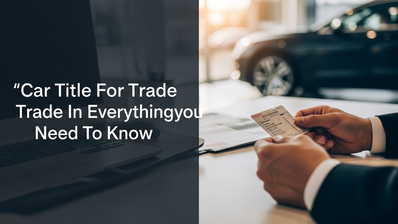 Car Title For Trade In Everything You Need To Know