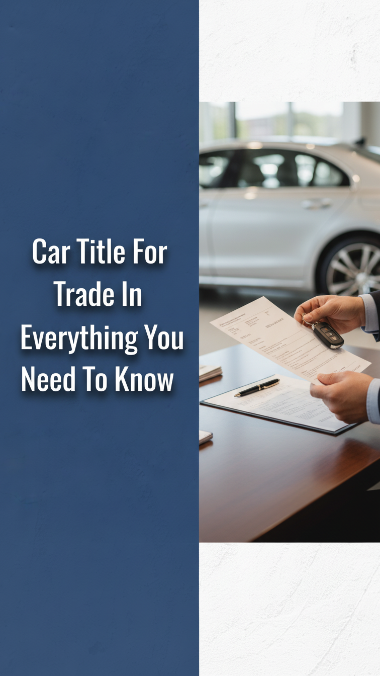 do i need my title to trade in my car