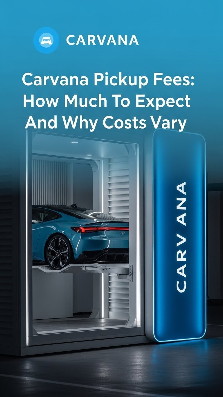 how much does carvana charge to pick up your car
