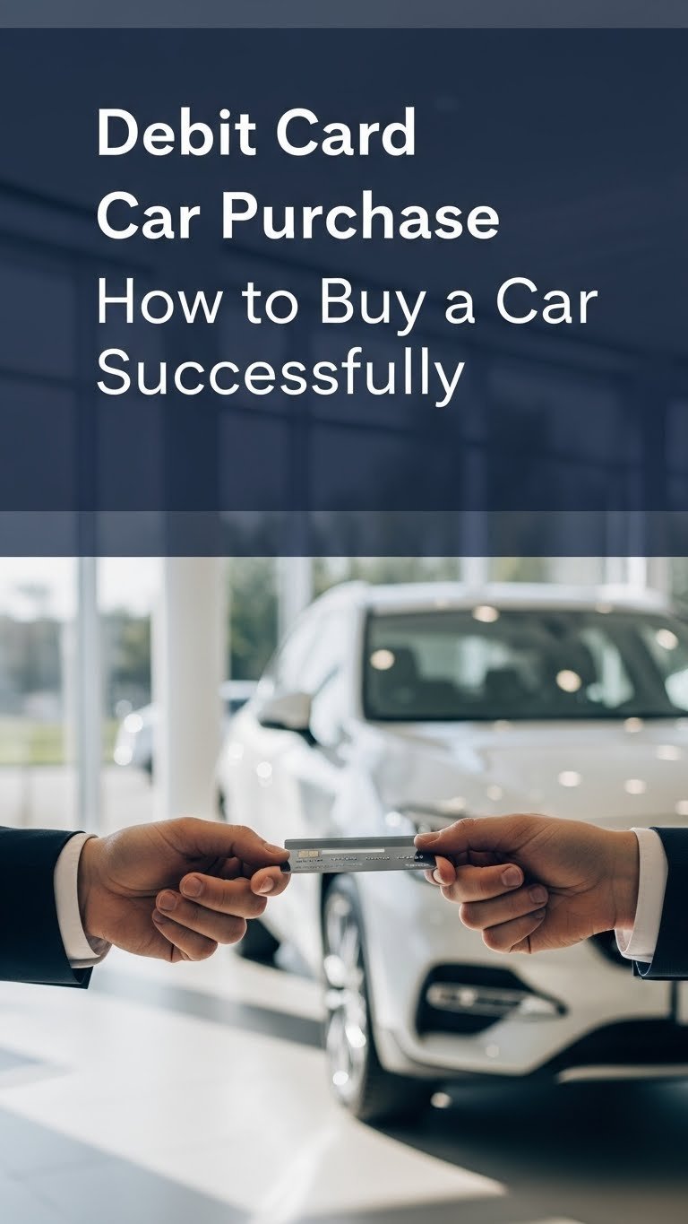 can you purchase a car with a debit card