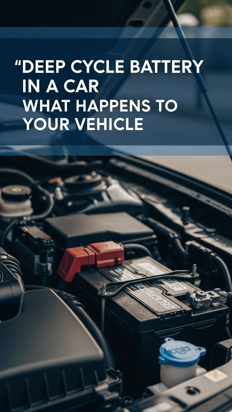 can you use a deep cycle battery in a car