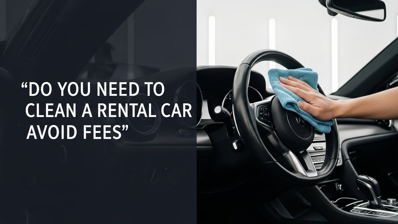 Do You Need to Clean a Rental Car Avoid Fees