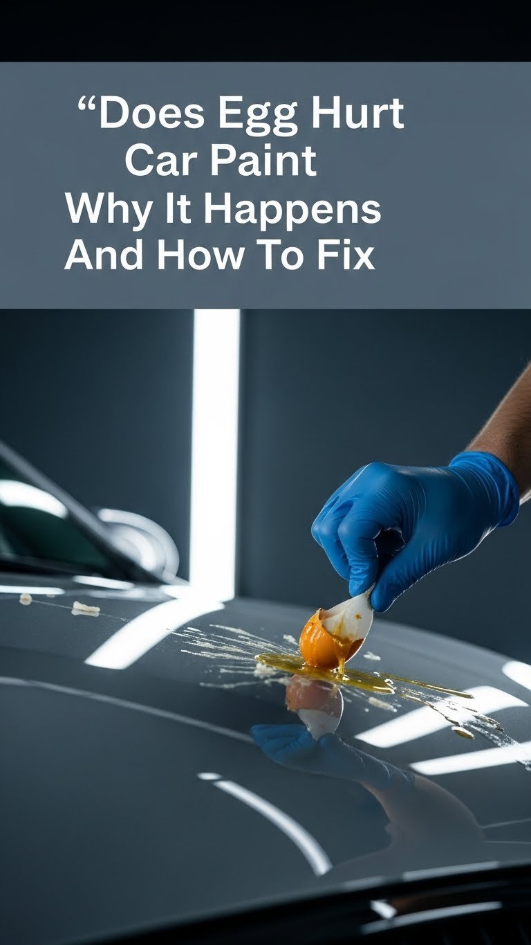 does egg hurt car paint