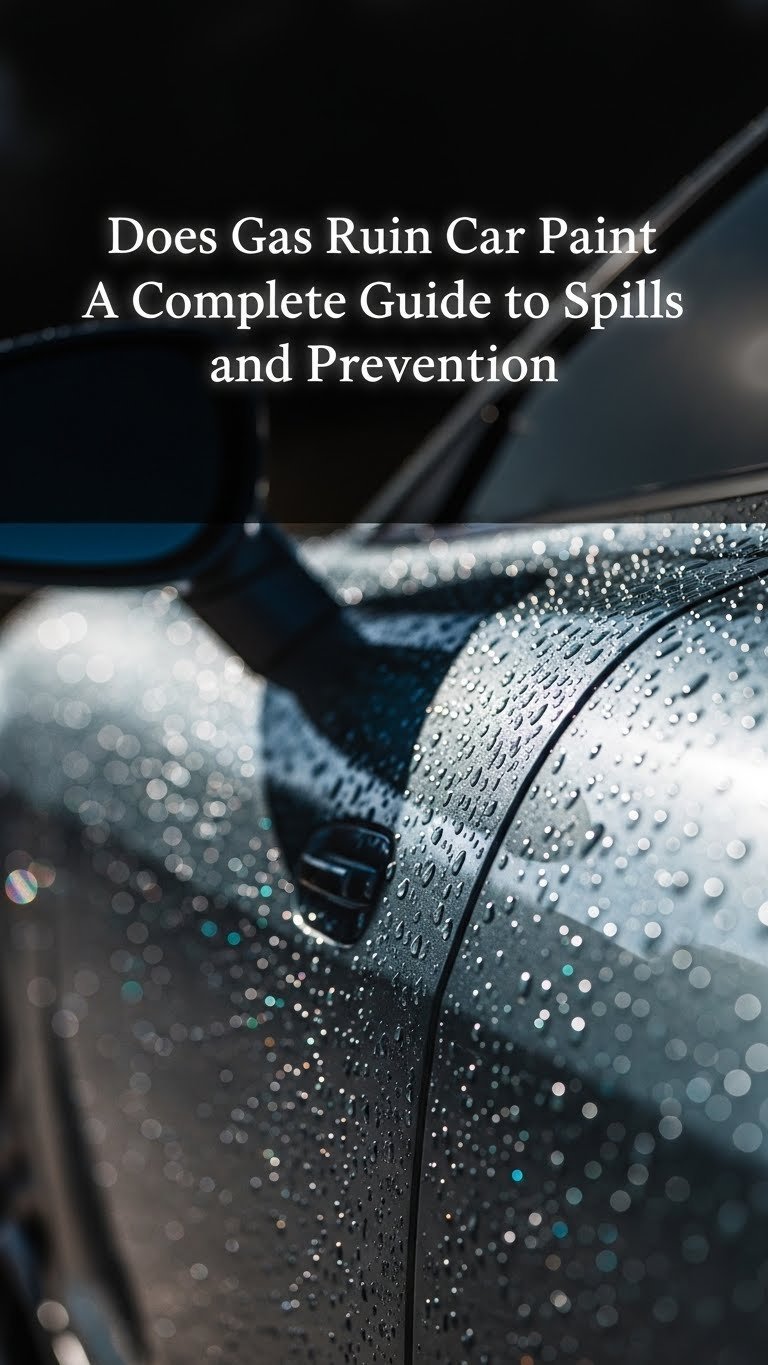 does gas ruin car paint