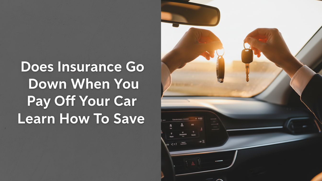 Does Insurance Go Down When You Pay Off Your Car Learn How To Save