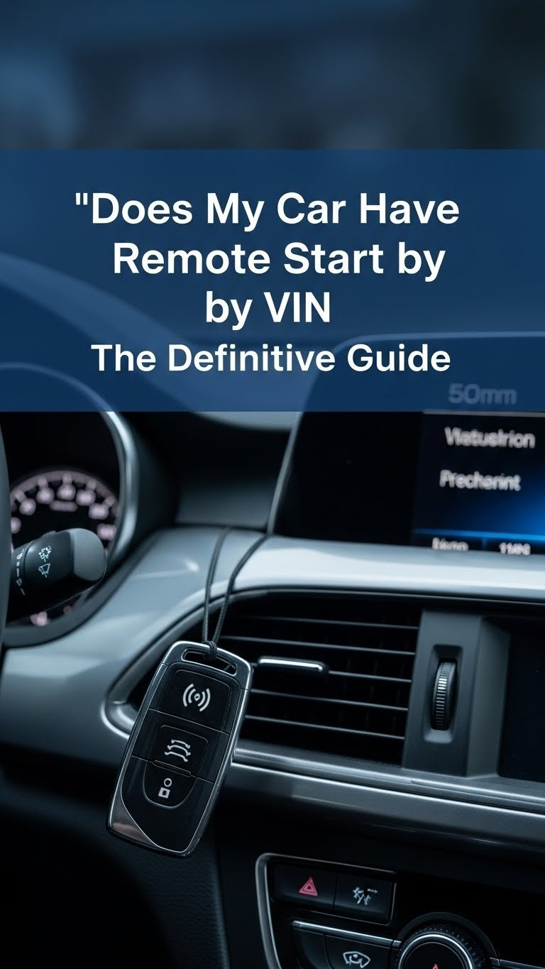 does my car have remote start by vin number