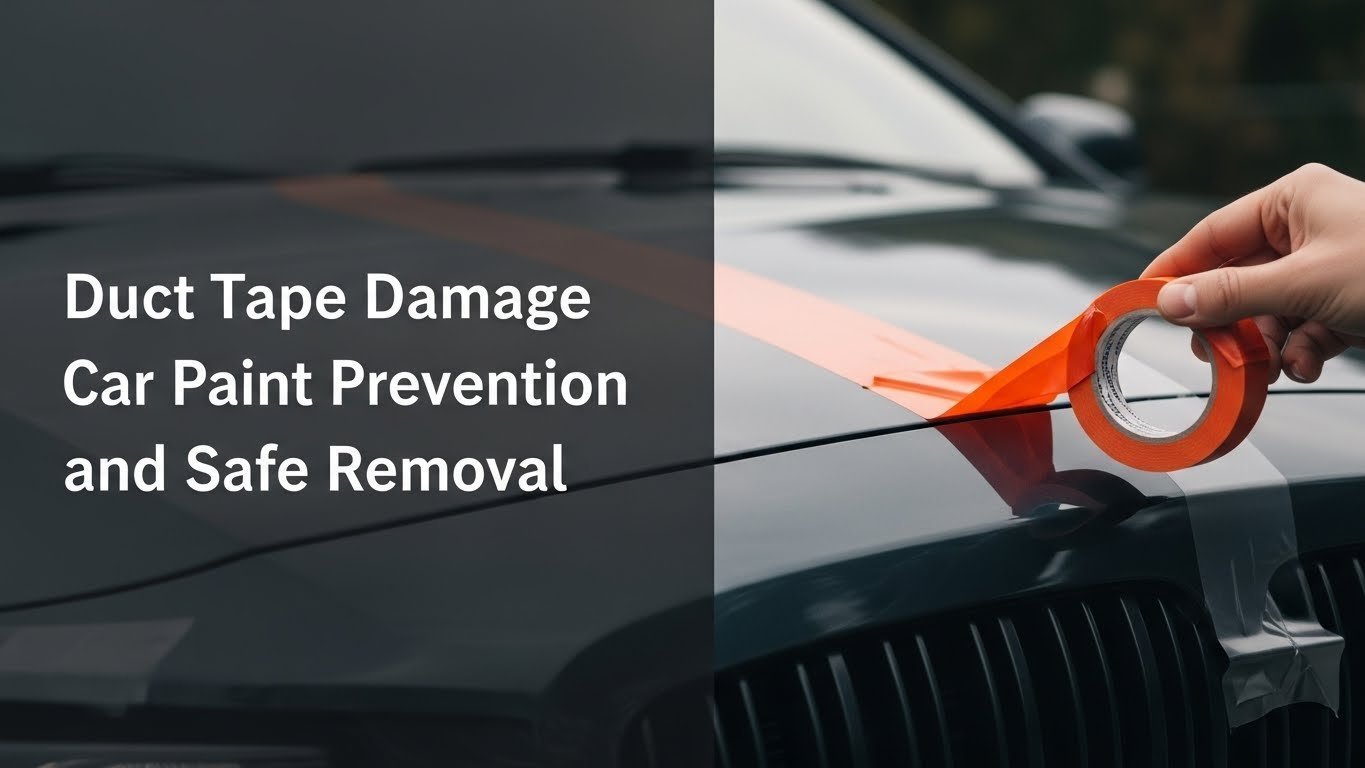 Duct Tape Damage Car Paint Prevention and Safe Removal
