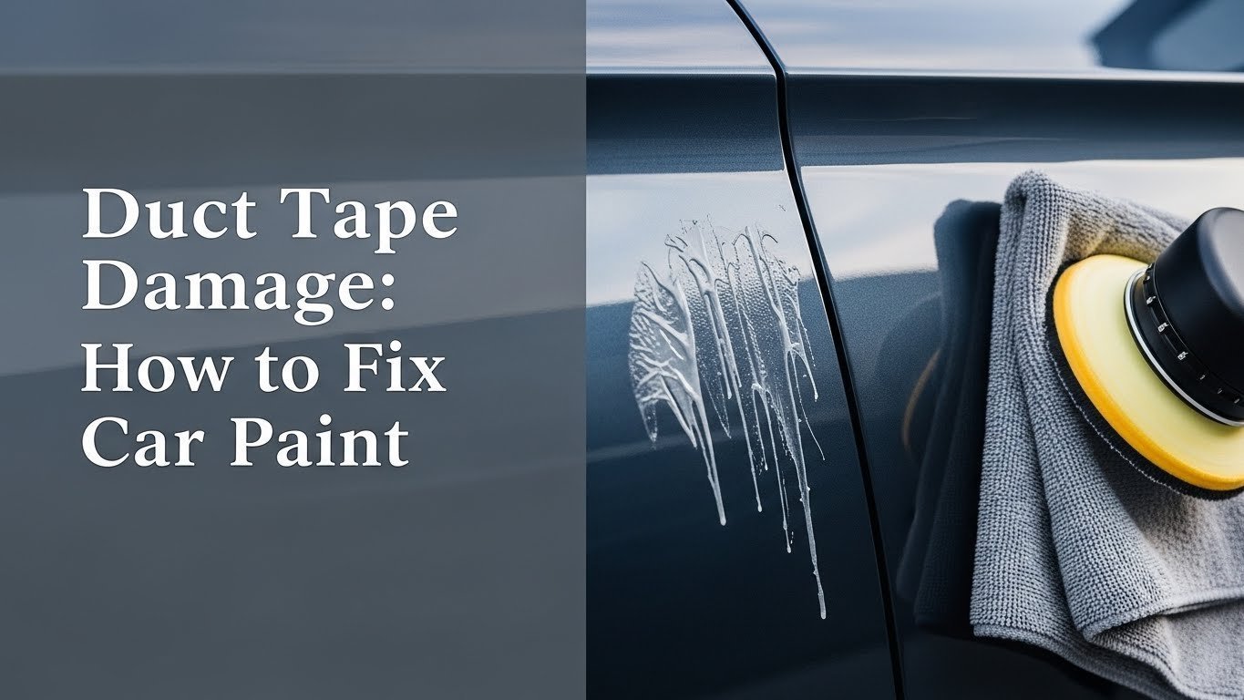Duct Tape Damage Car Paint What Happens How to Fix It