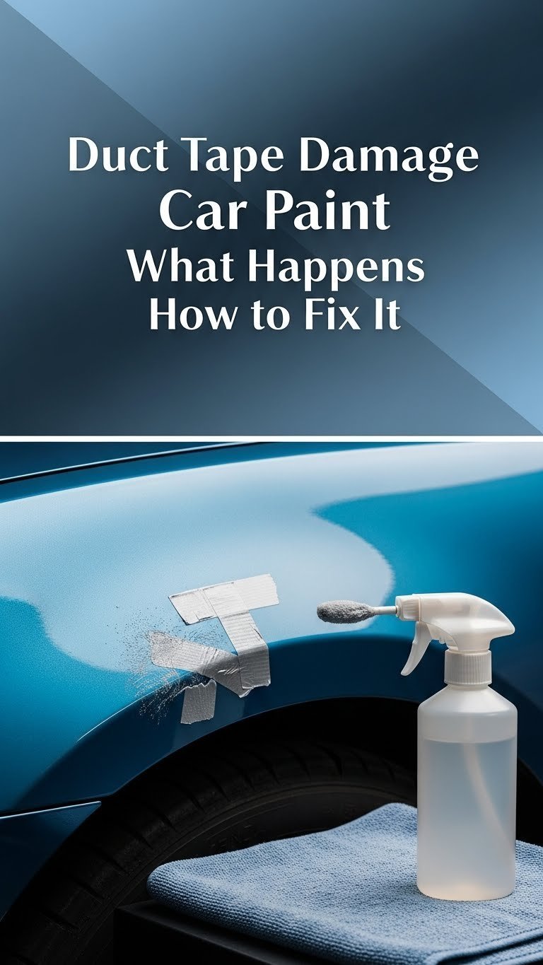 will duct tape damage car paint