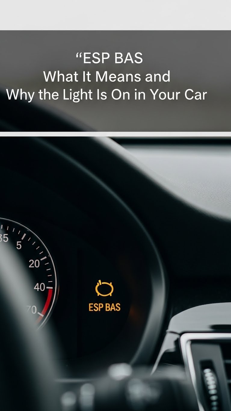 ESP BAS What It Means and Why the Light Is On in Your Car 1 what does esp bas mean in a car