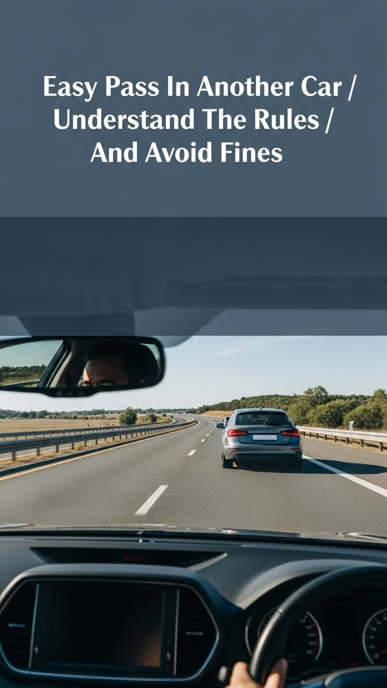 can i use my easy pass in another car