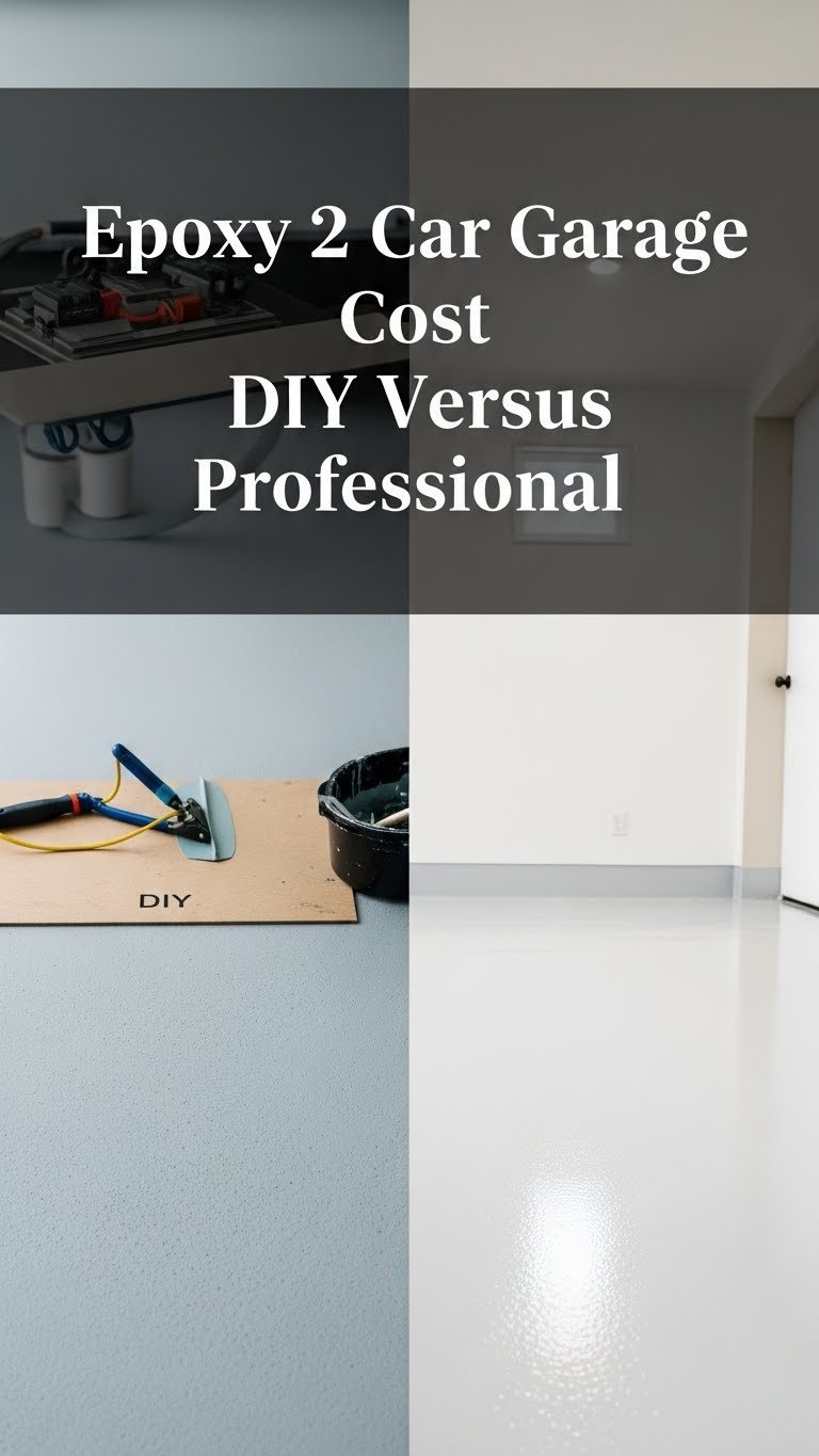 how much to epoxy 2 car garage