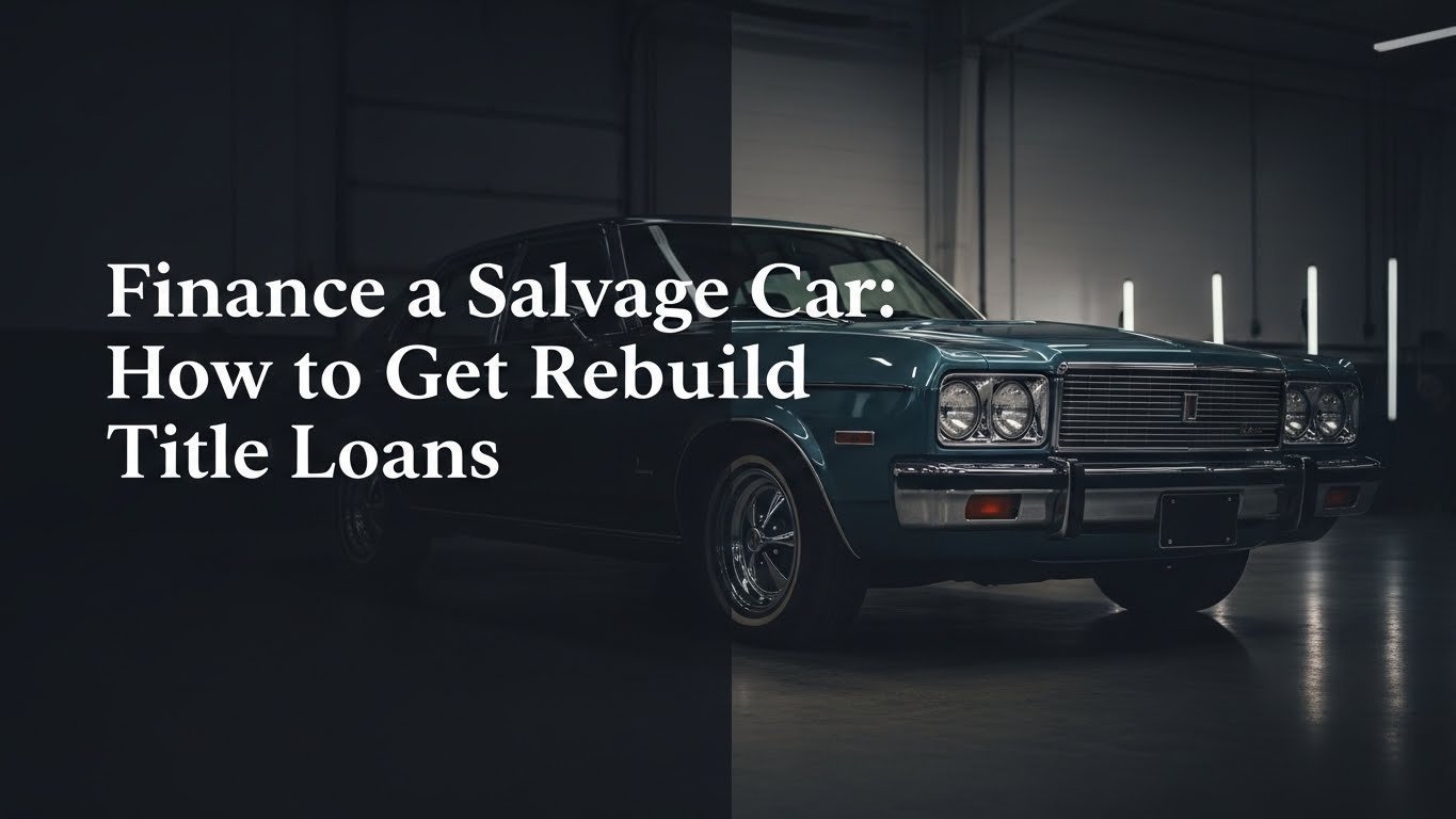 Finance a Salvage Car How to Get Rebuilt Title Loans