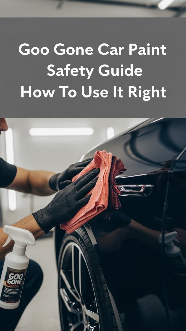 can i use goo gone on car paint