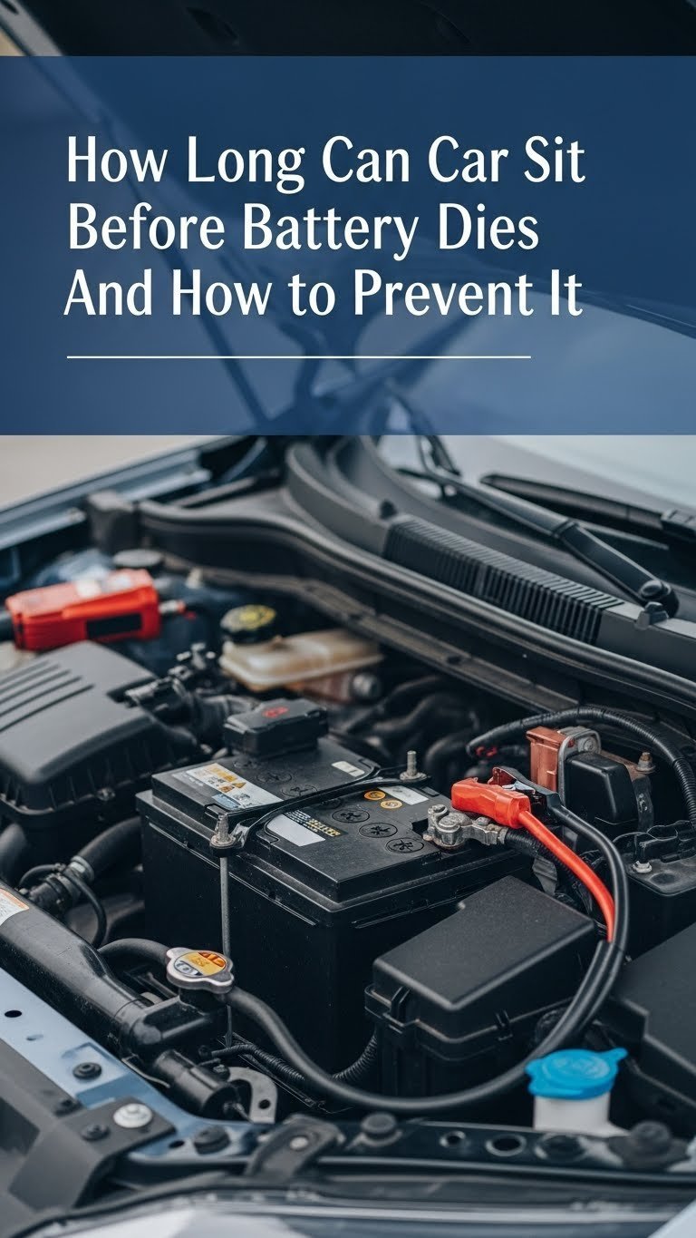how long can car sit before battery dies