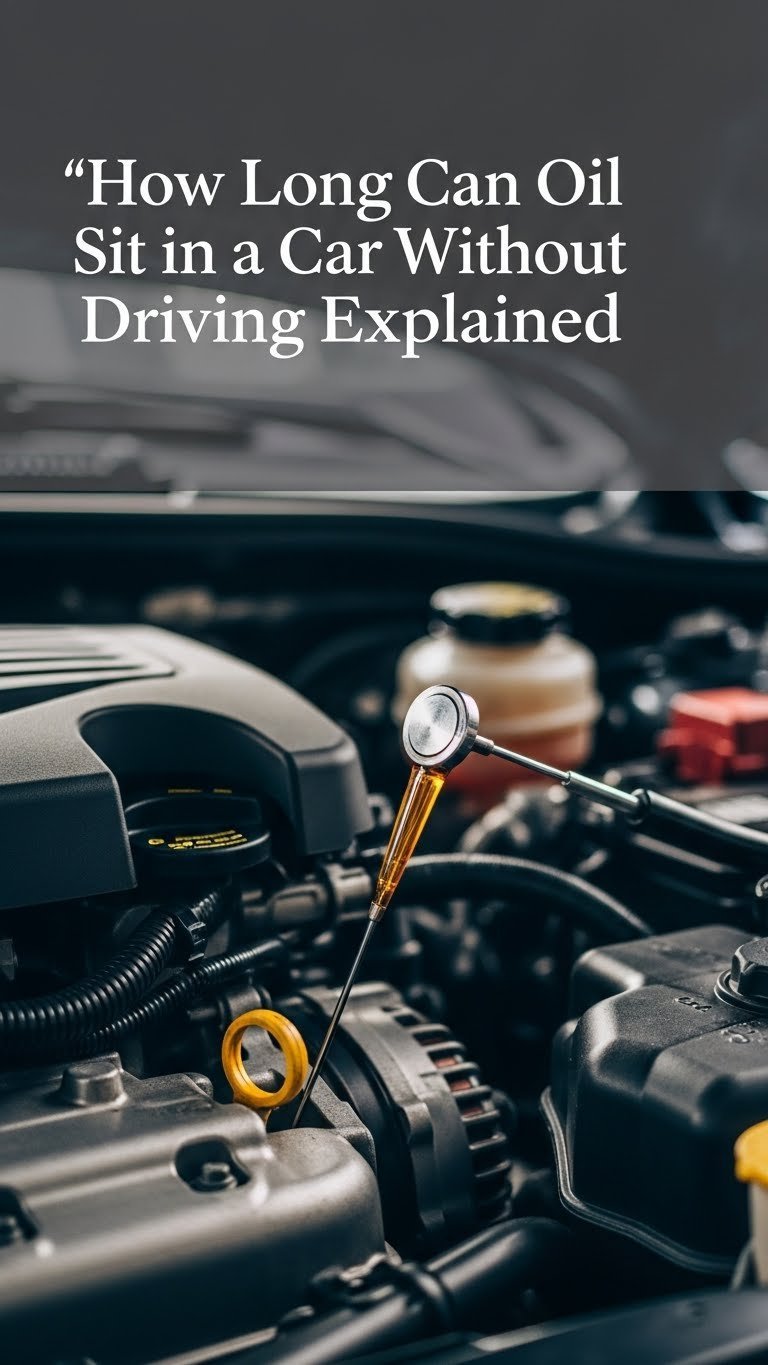 how long can oil sit in a car