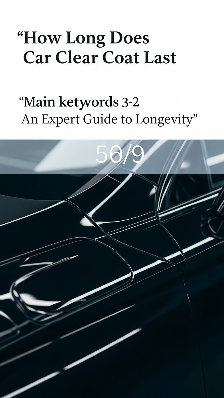 How Long Does Car Clear Coat Last An Expert Guide to Longevity 1 how long does car clear coat last
