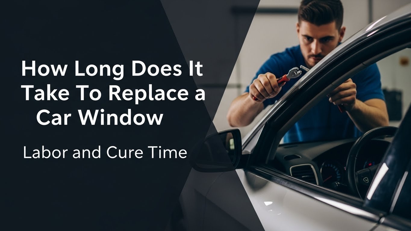 How Long Does It Take To Replace a Car Window Labor and Cure Time