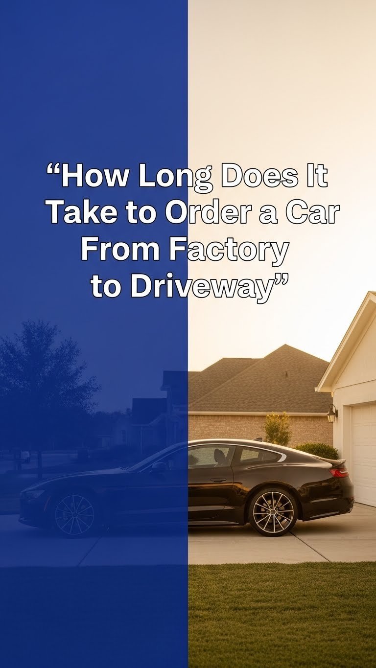 how long does it take to order a car