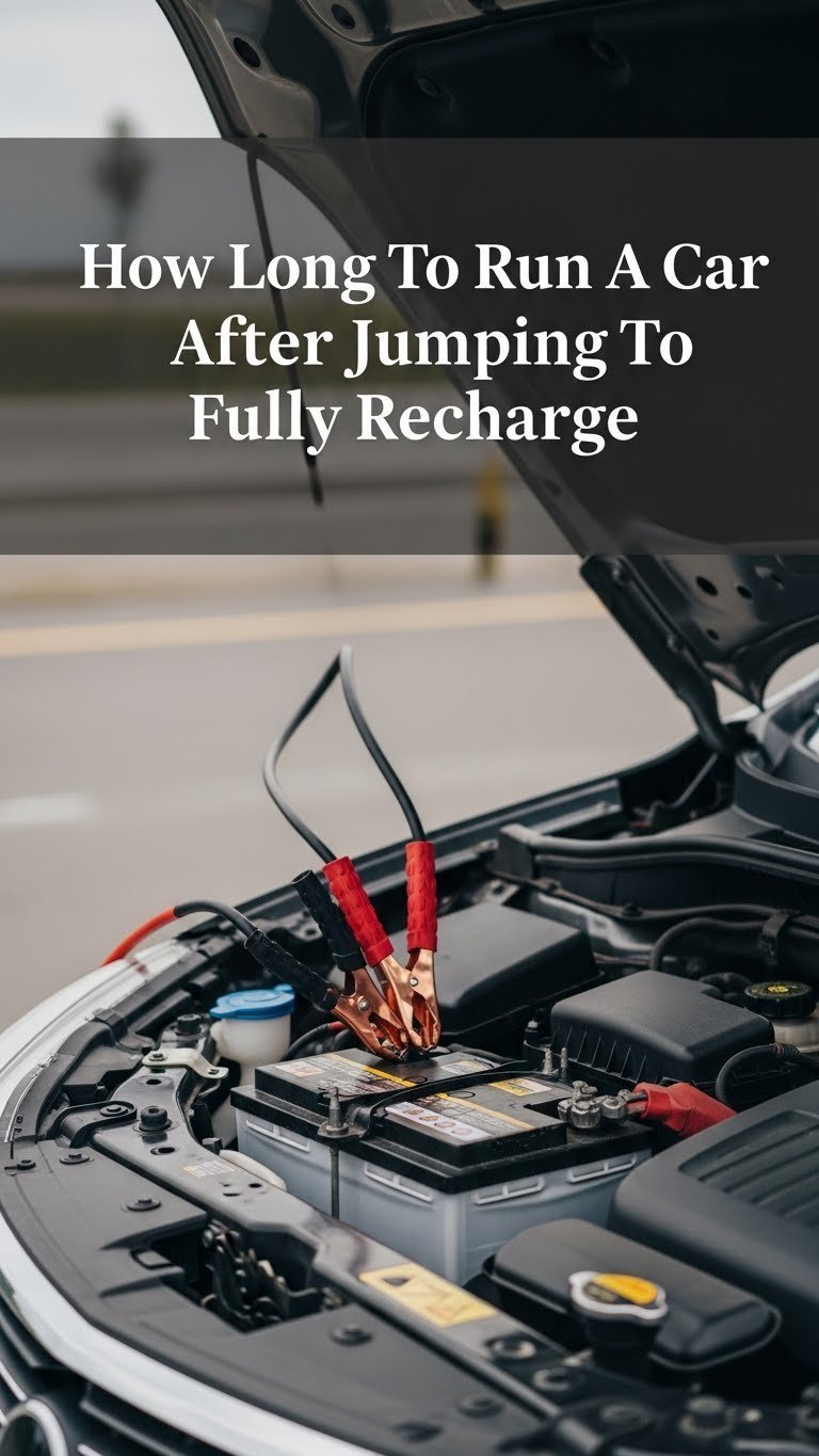 How Long To Run A Car After Jumping To Fully Recharge 1 how long to run a car after jumping