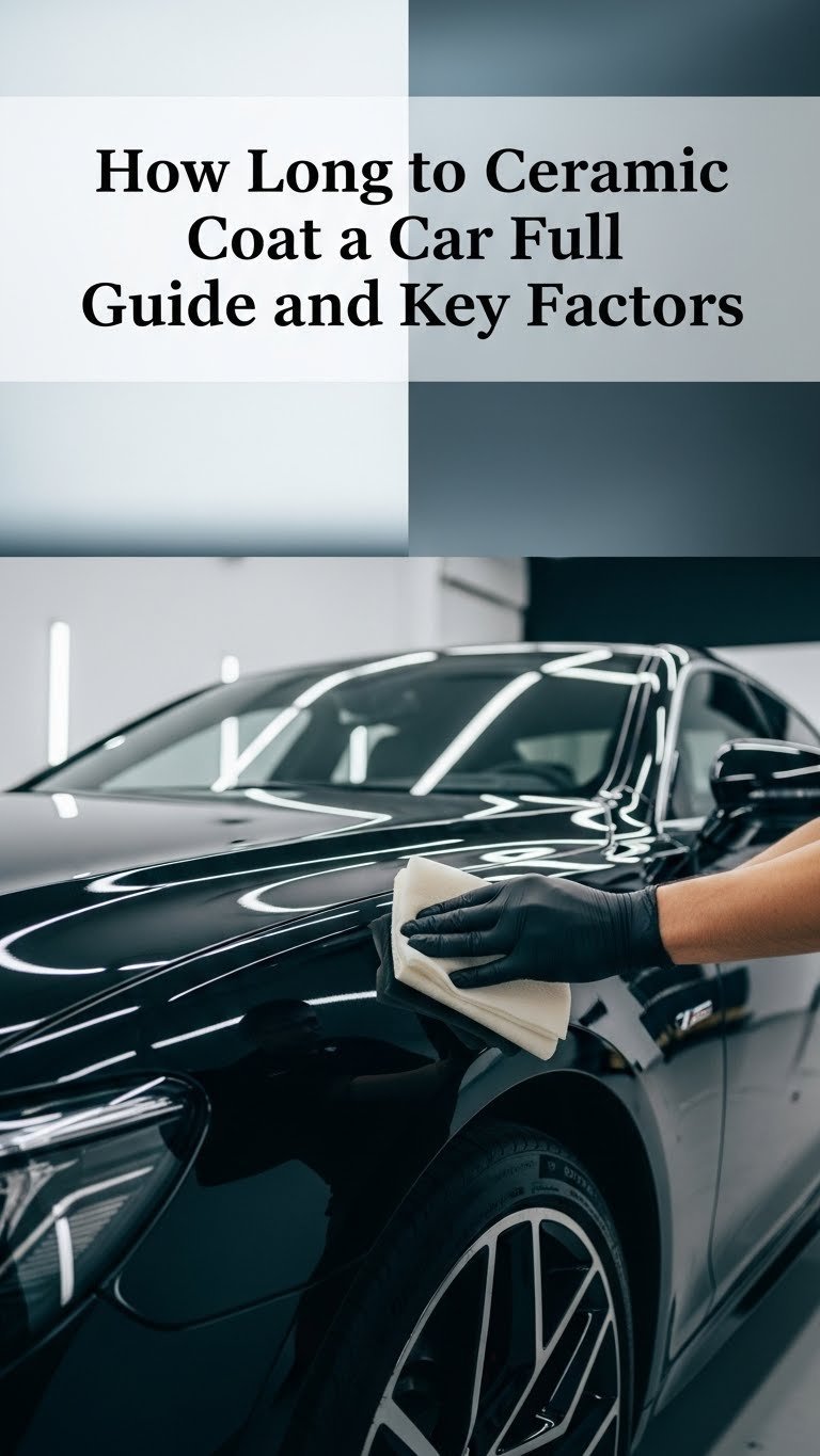 how long does it take to ceramic coat a car