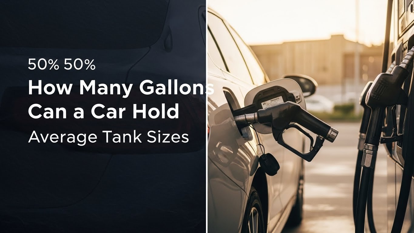 How Many Gallons Can a Car Hold Average Tank Sizes