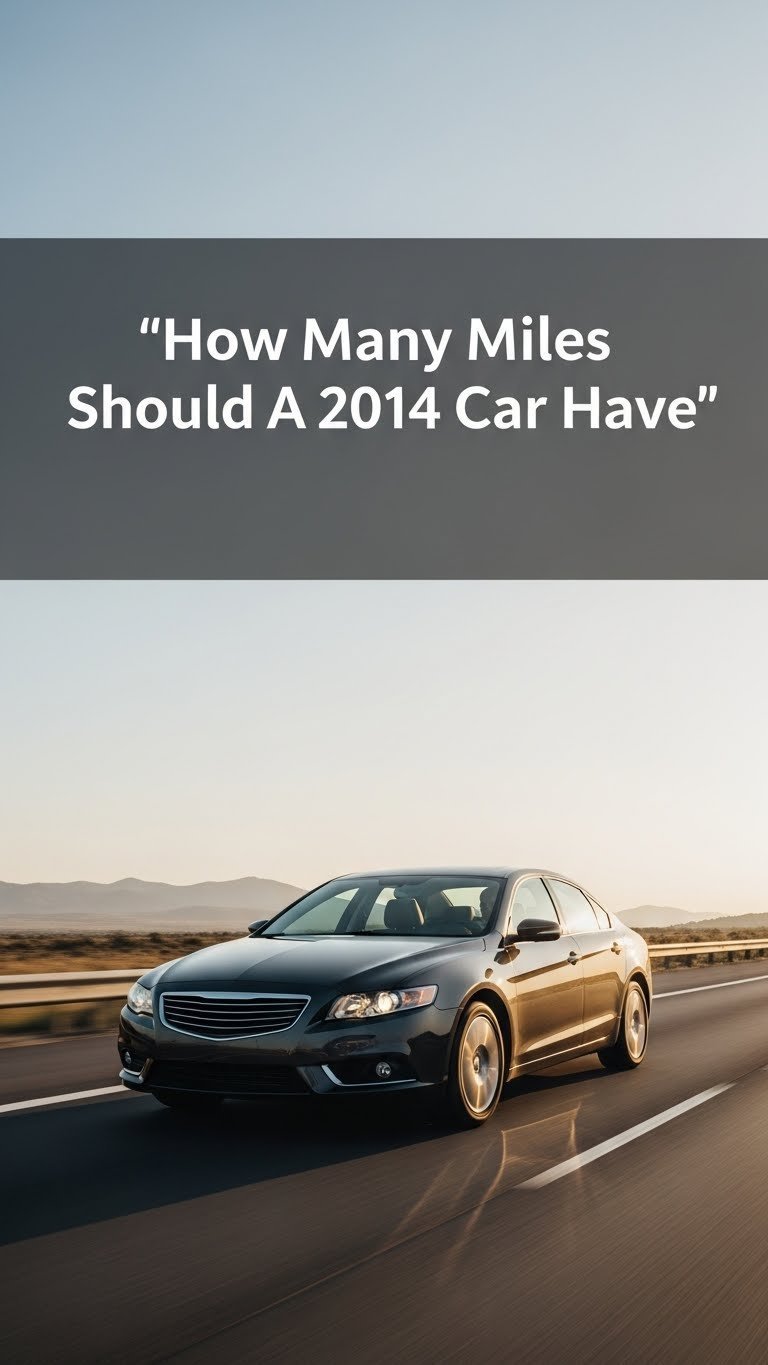 how many miles should a 2014 car have
