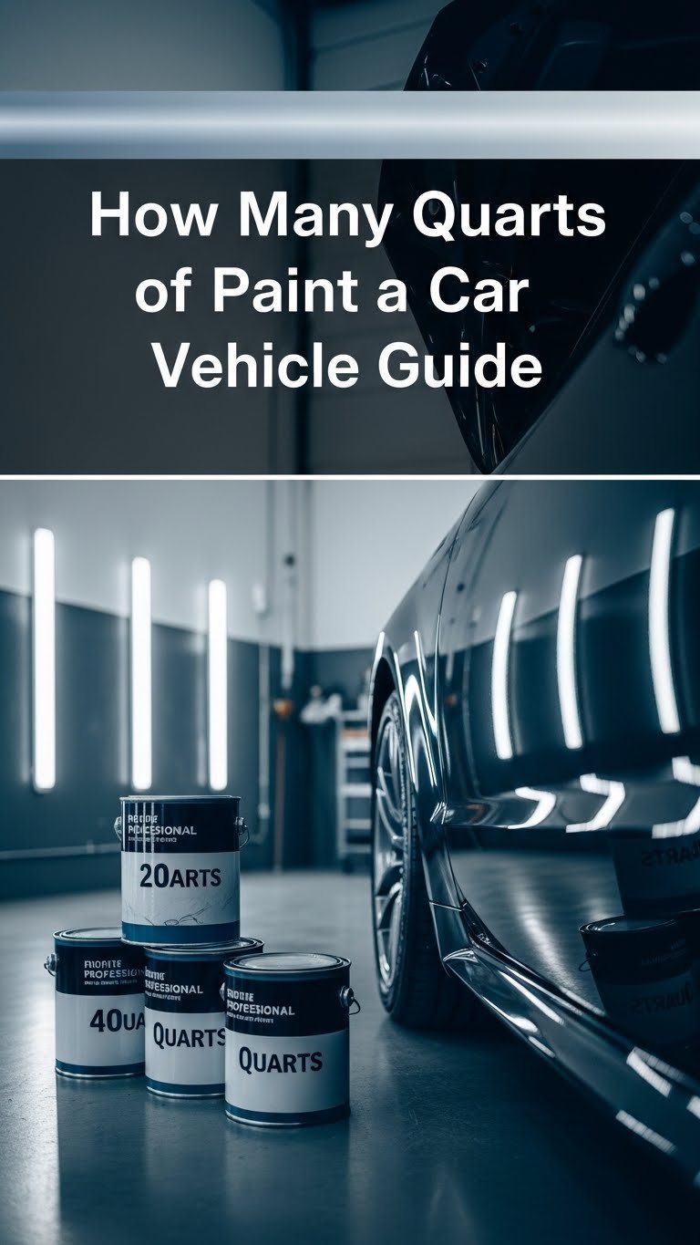 how many quarts of paint to paint a car