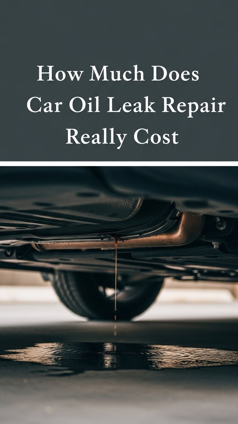 how much to repair oil leak in car
