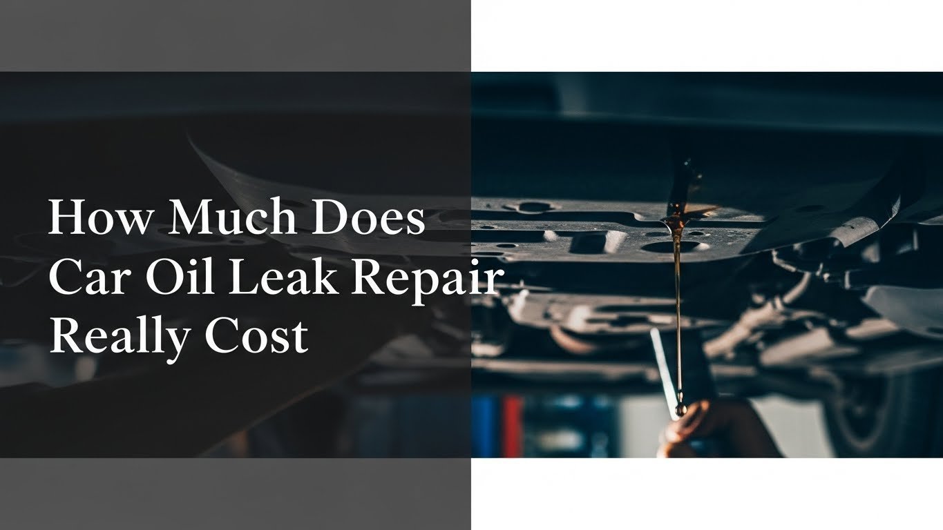 How Much Does Car Oil Leak Repair Really Cost