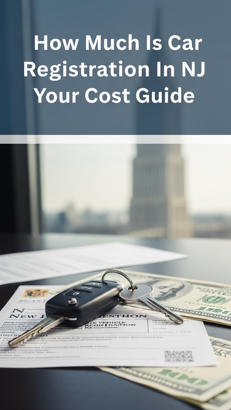 how much is a car registration in nj