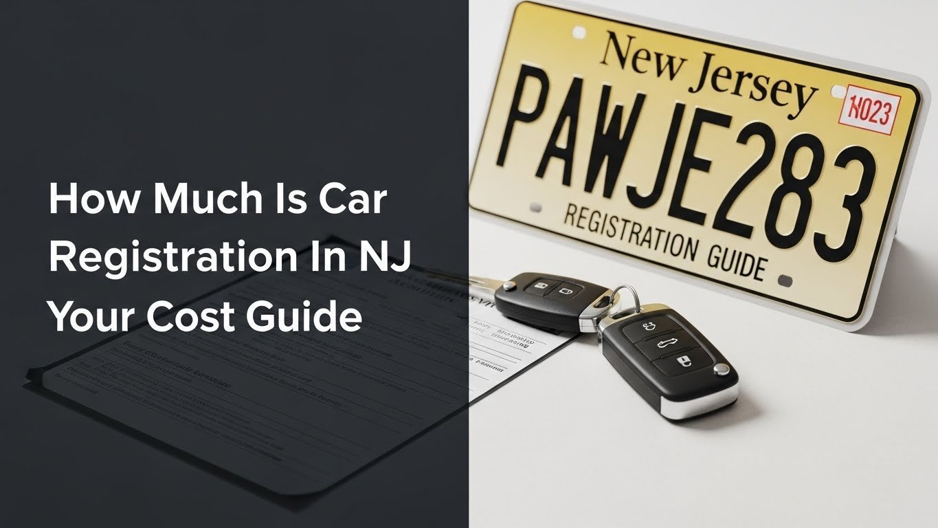 How Much Is Car Registration In NJ Your [year] Cost Guide