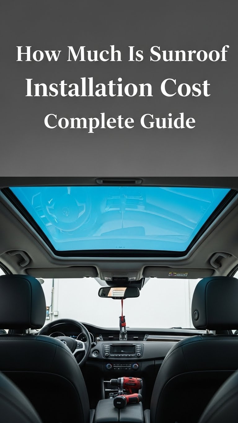 how much is sunroof installation car
