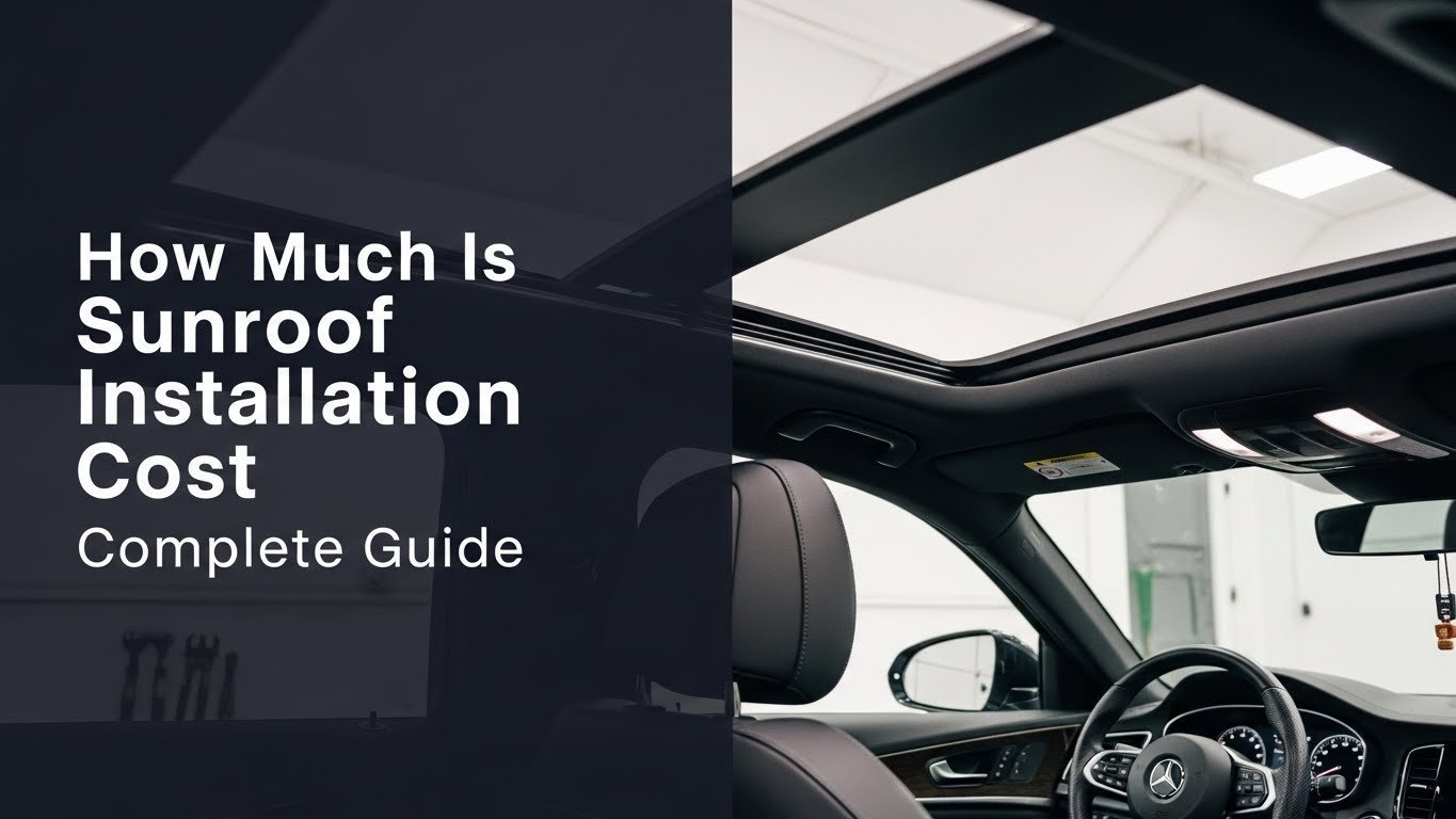 How Much Is Sunroof Installation Cost Complete Guide