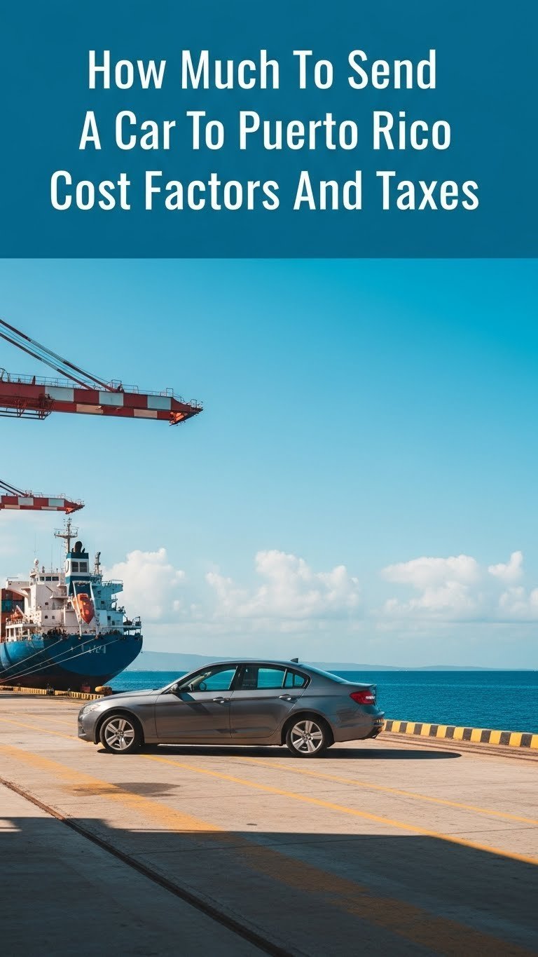 how much to send a car to puerto rico