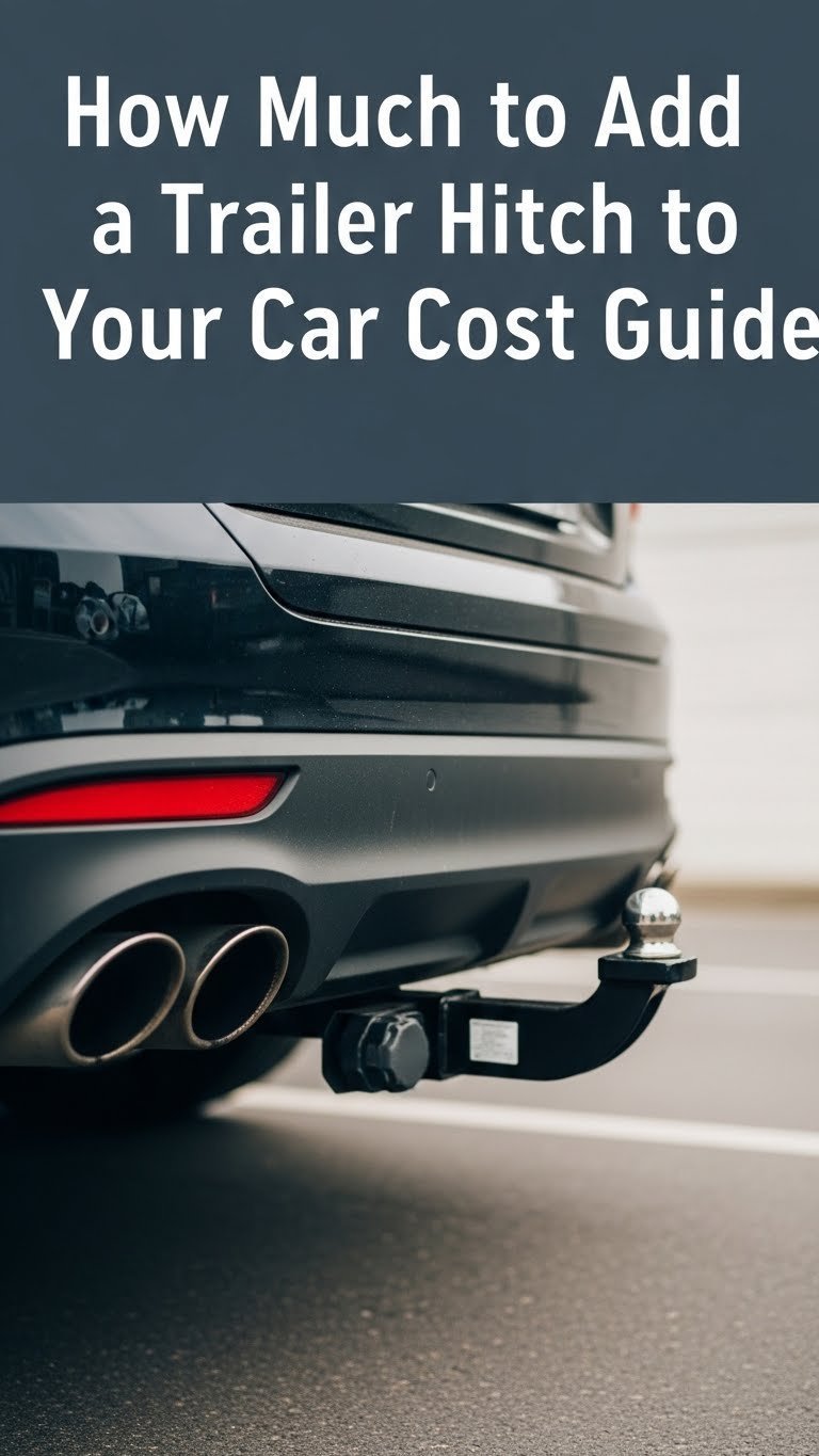 how much to add a trailer hitch to a car