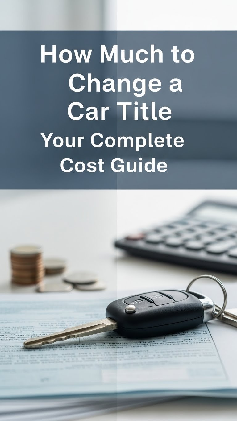 how much is to change a car title