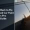 How Much to Fix Chipped Car Paint DIY vs Pro Cost Guide