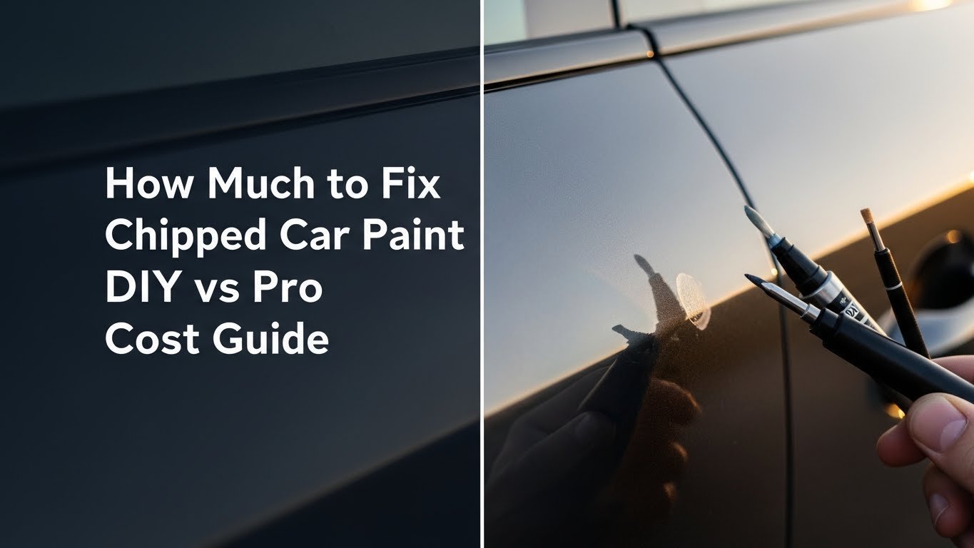 How Much to Fix Chipped Car Paint DIY vs Pro Cost Guide