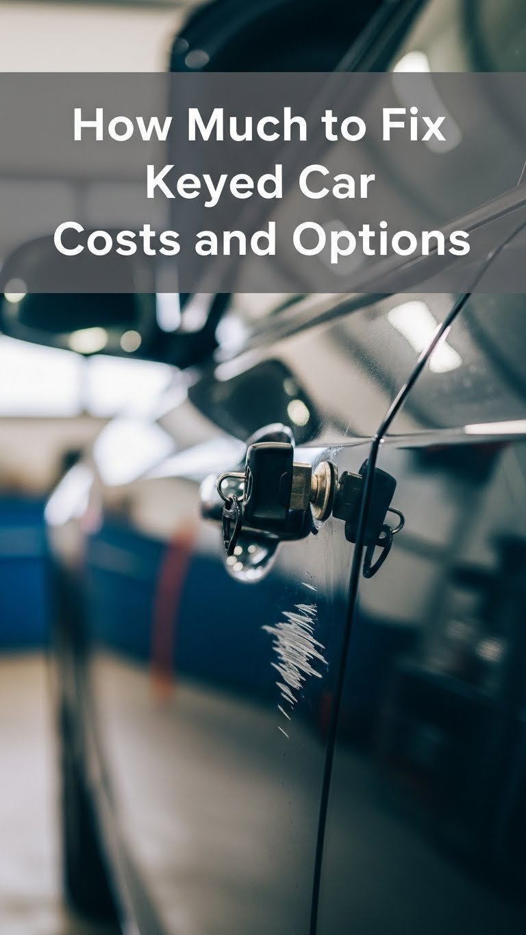 how much to repair keyed car