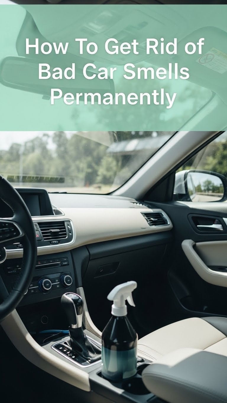 how to get rid of a bad car smell